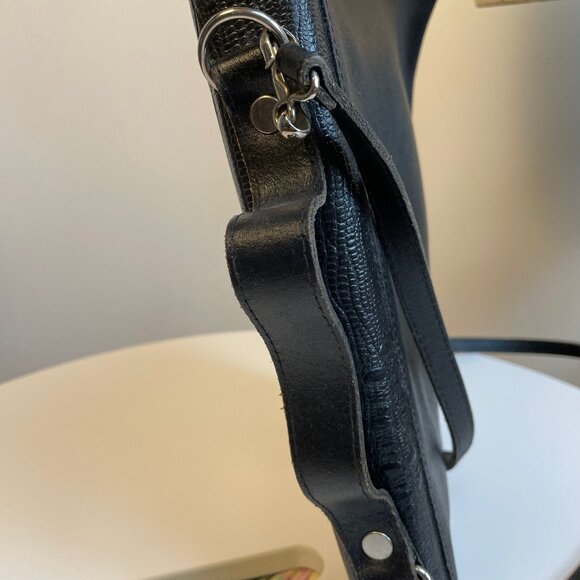 Vintage Studded Leather Bag - Made in Italy - Picture 5 of 12